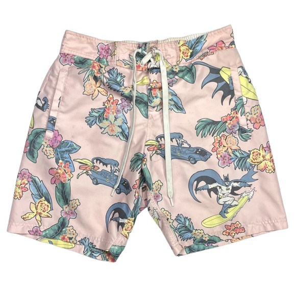 DC Comics Other - Batman Hawaiian Board Swim Trunk Shorts DC Comics